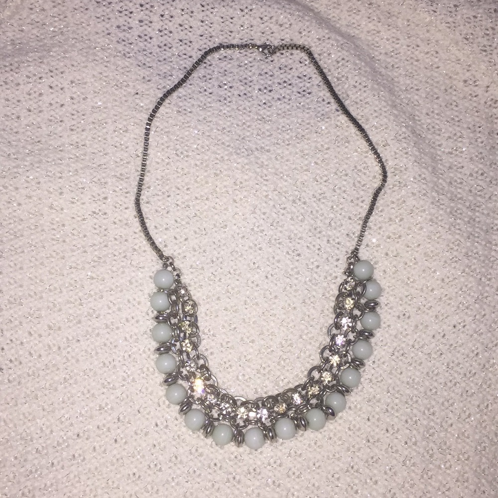 Buckle statement necklace